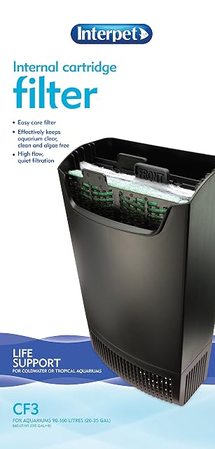 Foto 4 de 7 de Interpet Filtro interno de cartucho para pecera de acuario, CF3, limpia el agua
