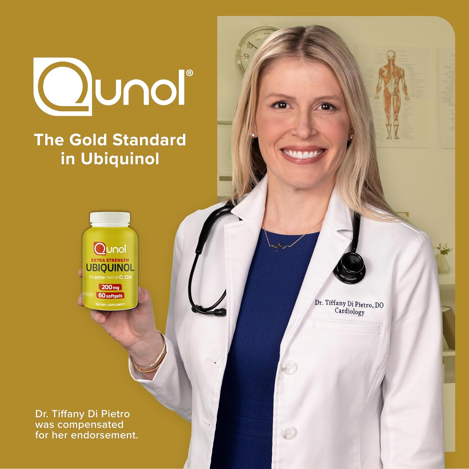 Qunol 200mg Ubiquinol, Powerful Antioxidant for Heart and Vascular Health, Essential for energy production, Natural Supplement Active Form of CoQ10, 60 Count - Image 8