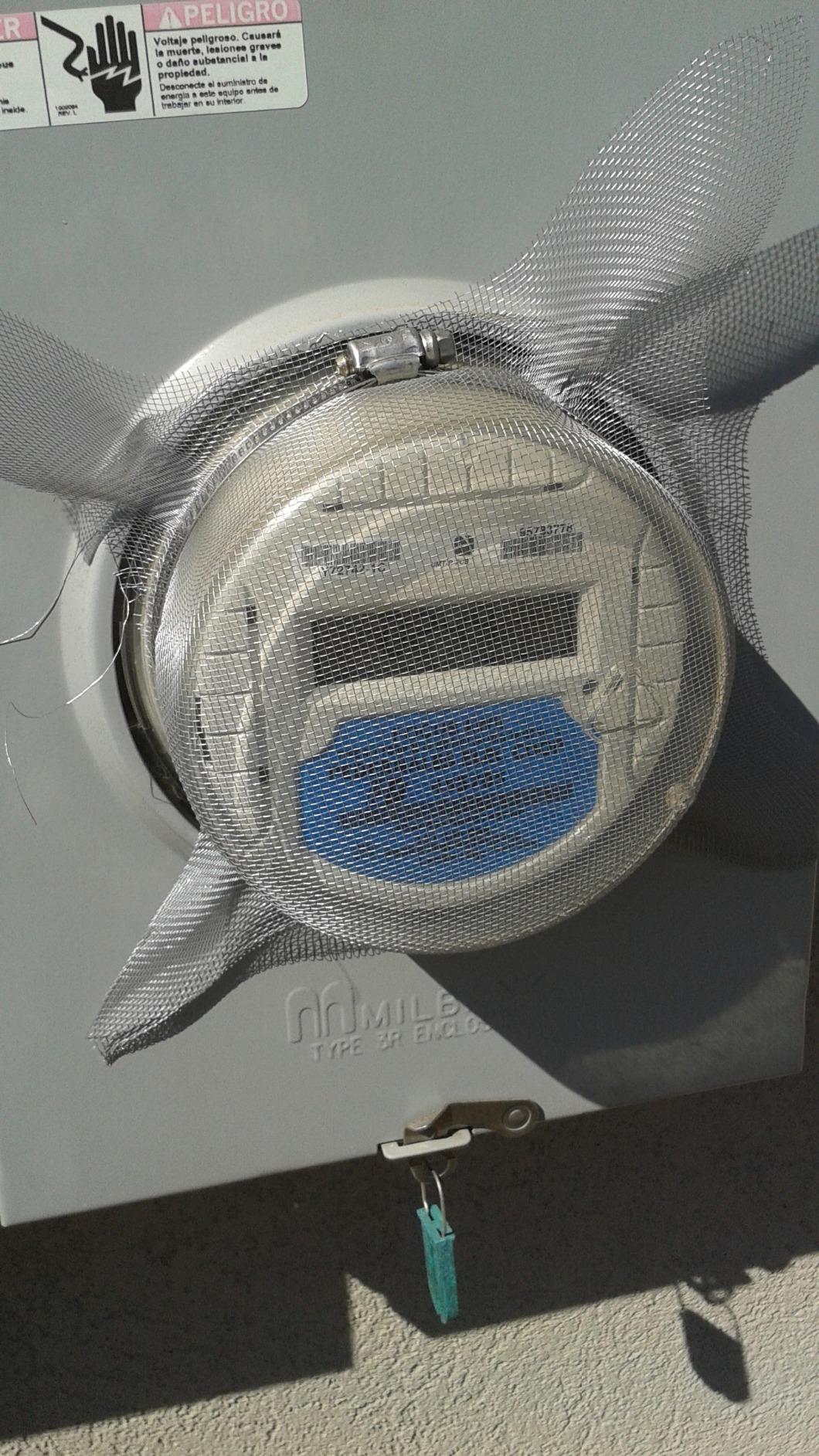 Keep the coax cable away from smart electric power meters!