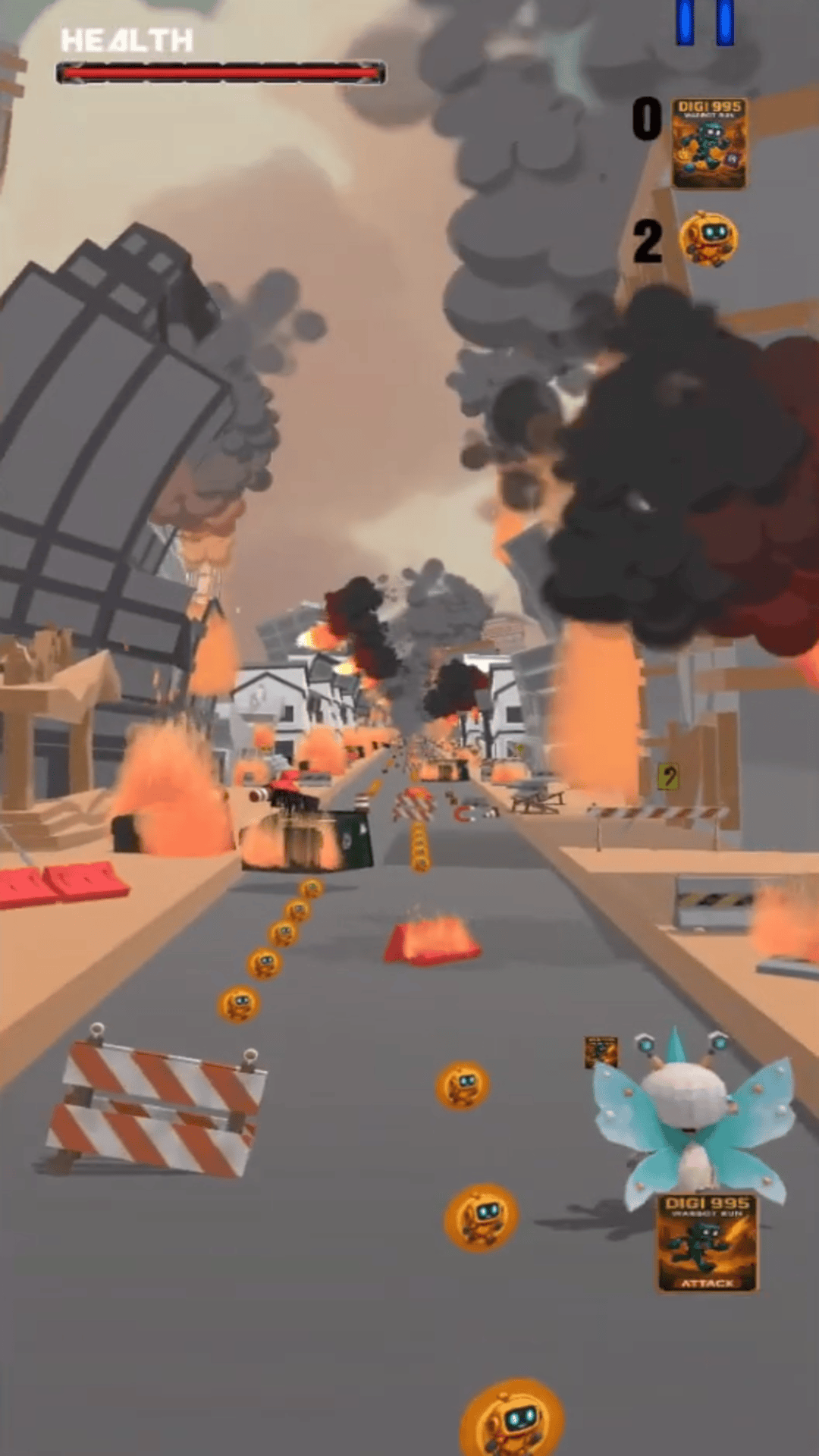 Digi Run Digi 995: Warbot Run - App on Amazon Appstore