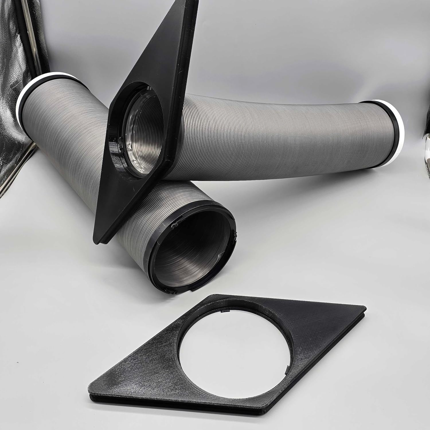 Tent Adapter For EcoFlow Wave 2 & Wave 3 - Air Conditioning Tent Vent for EcoFlow Wave 2/3 Comes in 5-inch & 6-inch Hose Size - High Temperature & UV Resistant Material (6in)