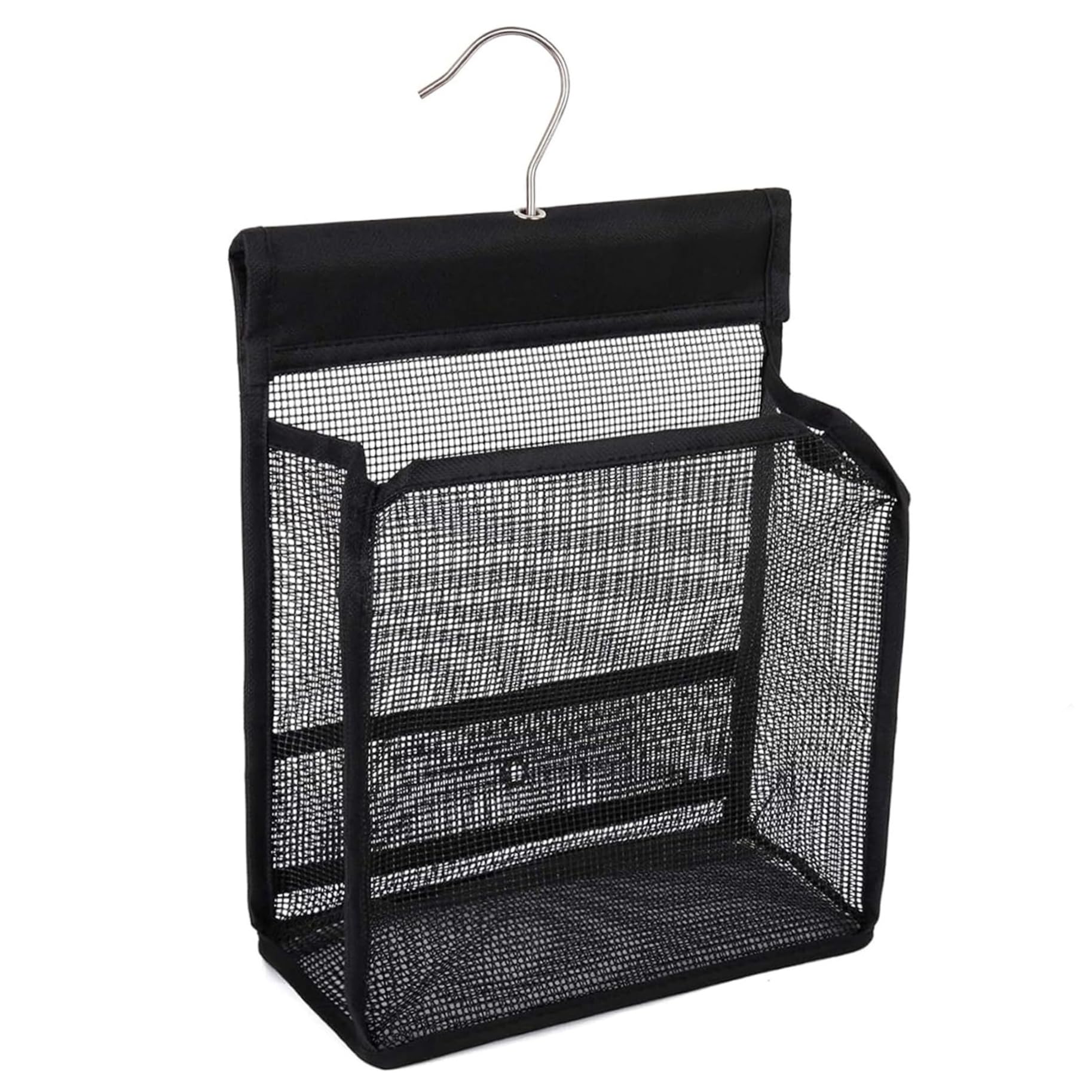 ywzmsd Mesh Shower Caddy 7 5x3 9x9 1 Inch Collapsible Mesh Shower Bag Hanging Caddy with Hooks Portable