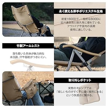 Amazon.co.jp: ロースタイル ICECO 4段階リクライニング式