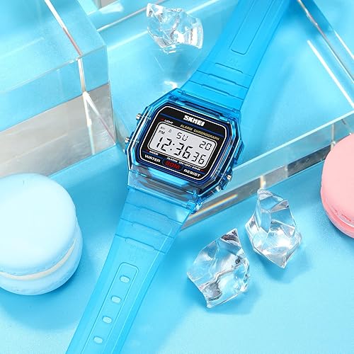 Miniatura 3 de FANMIS Reloj digital deportivo multifuncional para hombre y mujer, resistente al agua, LED, electrónico, tácticas militares, cronómetro