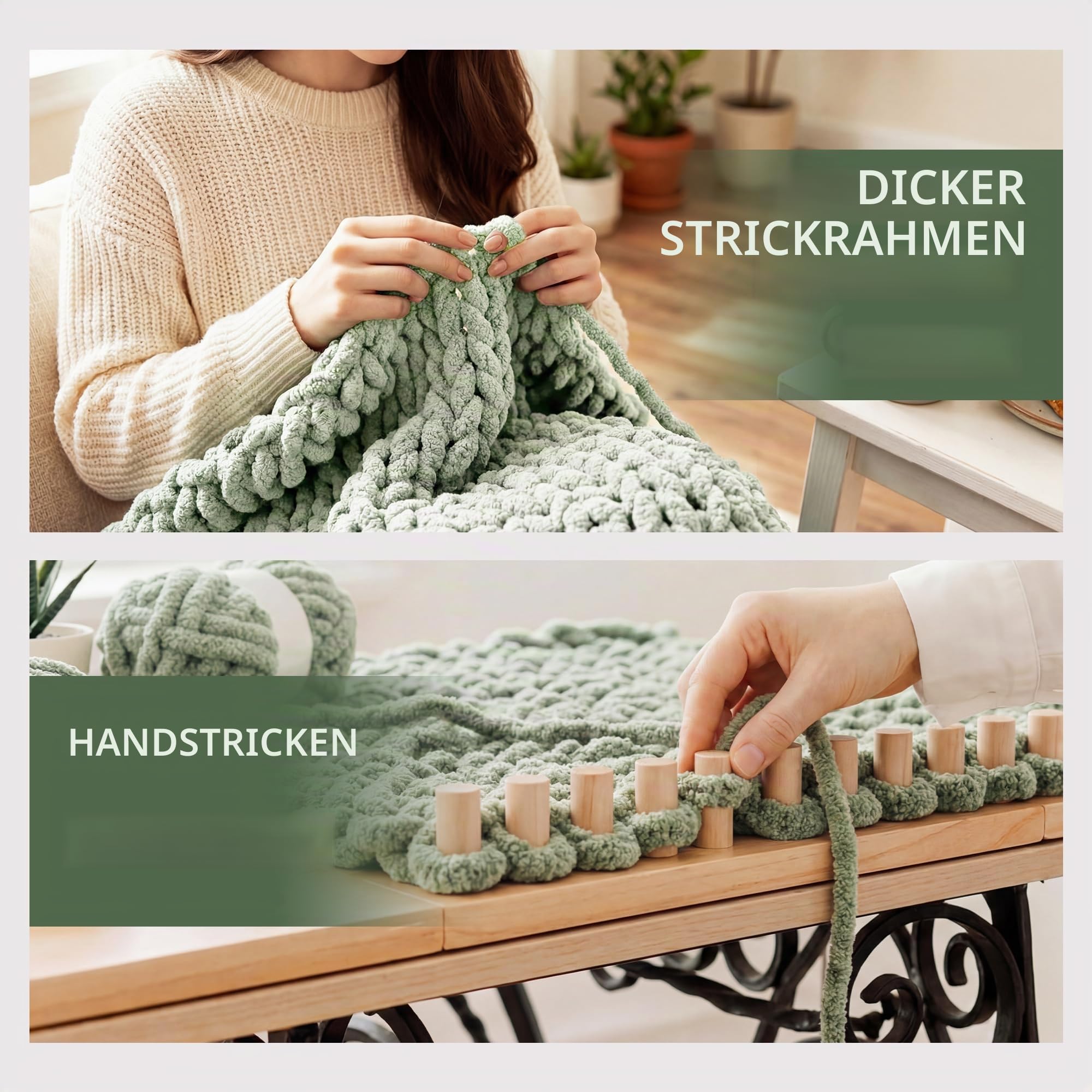 BALAPET Grobes Chenille-Garn zum Häkeln und Stricken, 30 m, 227 g pro Knäuel, weiches, flauschiges Kitting-Garn-Set, dickes Samt-Plüschgarn für Handarbeiten, Weben, Decken, Kleidung, Muster-Kn