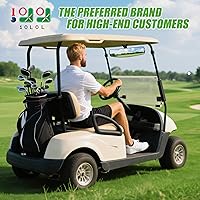 Vista 2 de 10L0L Espejo Retrovisor Panorámico Universal Ajustable para Carrito de Golf, Rotativo con Rotación de 270° de 16.5" de Ángulo Amplio, Espejo