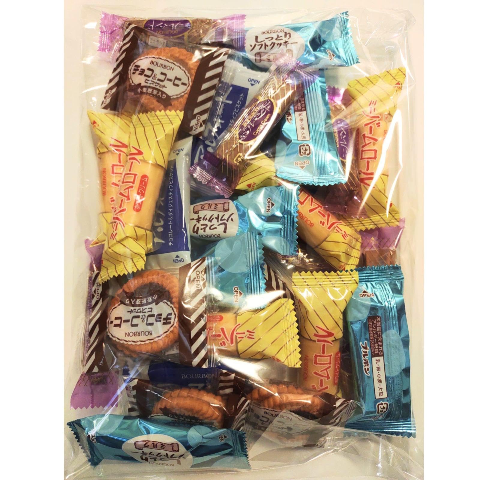 Amazon.co.jp: バラエティアソート ブルボン 283g 人気6種32個