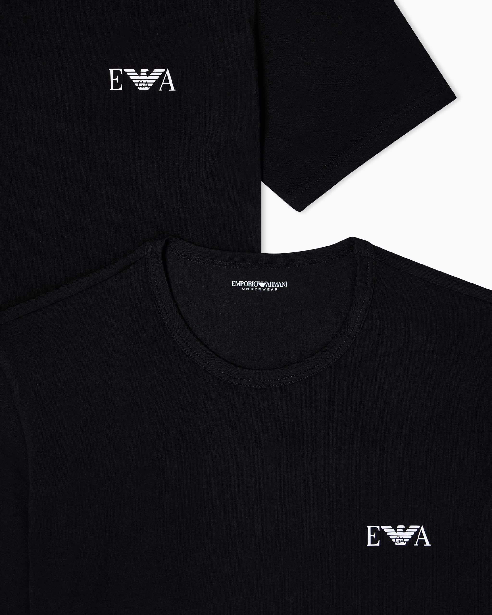 Emporio Armani Bold Monogram 2-Pack T-Shirt Confezione da 2 Magliette Girocollo Uomo