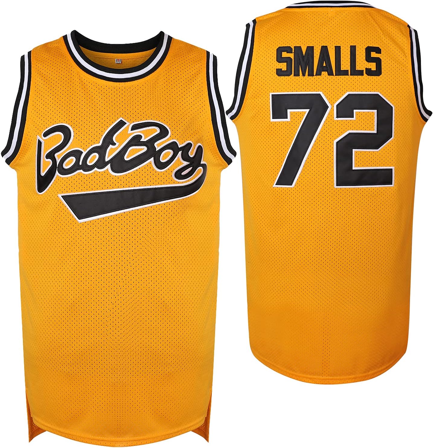 MESOSPEROStitched BadBoy #72 Biggie Smalls Movie Notorious Big 90s Hip Hop Clothes for Party Men Basketball Jersey