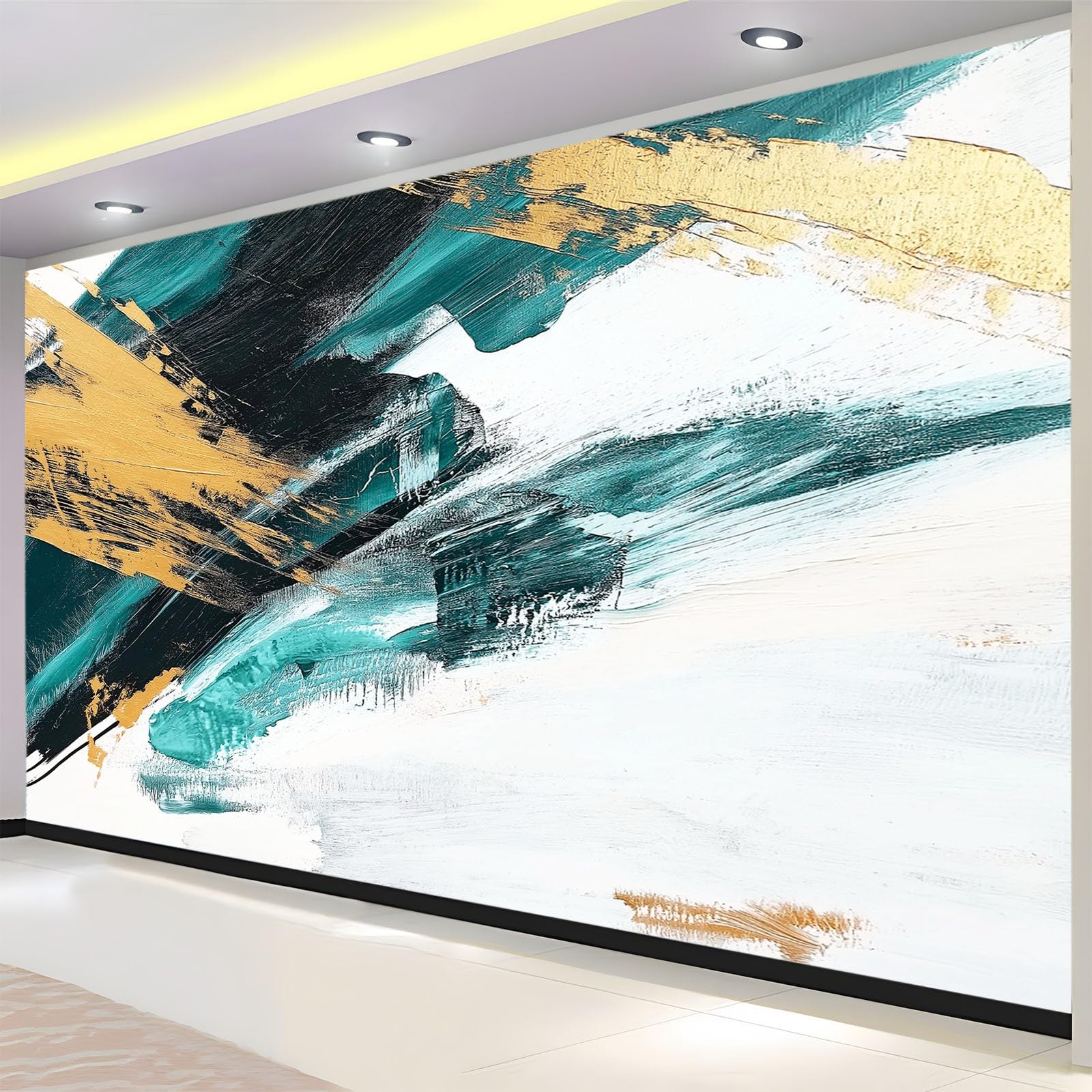 Fototapeta abstrakcyjna, graffiti, farba, cyjan, 300 x 210 cm, fototapeta 3D, rolka muralu, nowoczesny salon, sypialnia, sztuka, plakat, mural tapeta