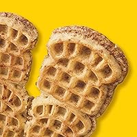 Vista 5 de Eggo Minis - Bocaditos de gofres congelados, desayuno congelado, comida para desayuno, tostada de canela, caja de 10.75 onzas (10 waffles)