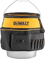 Vista 2 de DeWALT DWST560109 Foldable Multi-functional Tool Bag, Bucket Cover, Garden Bag, Soft Black & Yellow