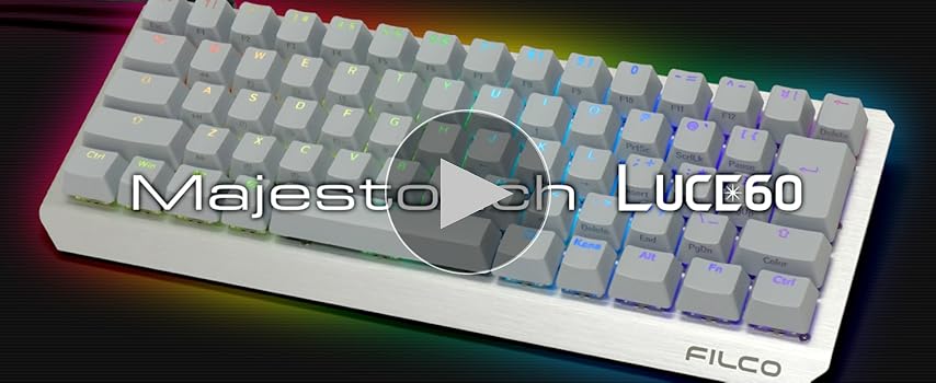 Amazon.co.jp: Majestouch LUCE60 日本語配列 CHERRY MX2A RGB赤軸 65