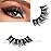 Mink Lashes Fluffy Yasnai False Eyelashes Wispy 3D Volume Thick Lashes 20mm Fake Lashes Natural Look Eyelashes 7 Pairs Pack