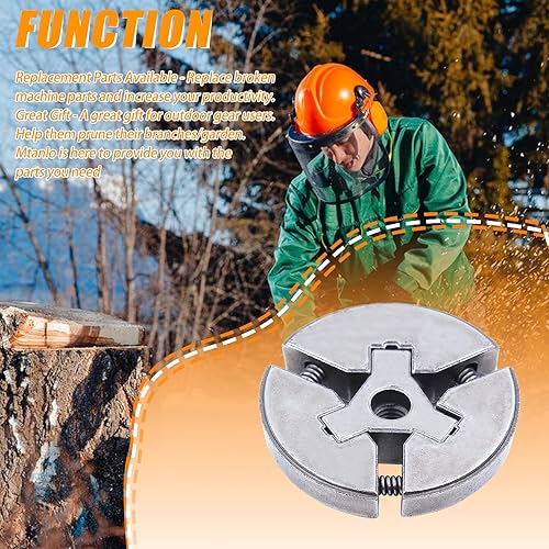 Miniatura 2 de Piñón de borde de tambor de embrague 3/8"-7T Beaing para Husqvarna 50, 50 Special, 51, 51 Epa 55, 55 Epa, 55 Rancher, 55 Rancher Epa Motosierra