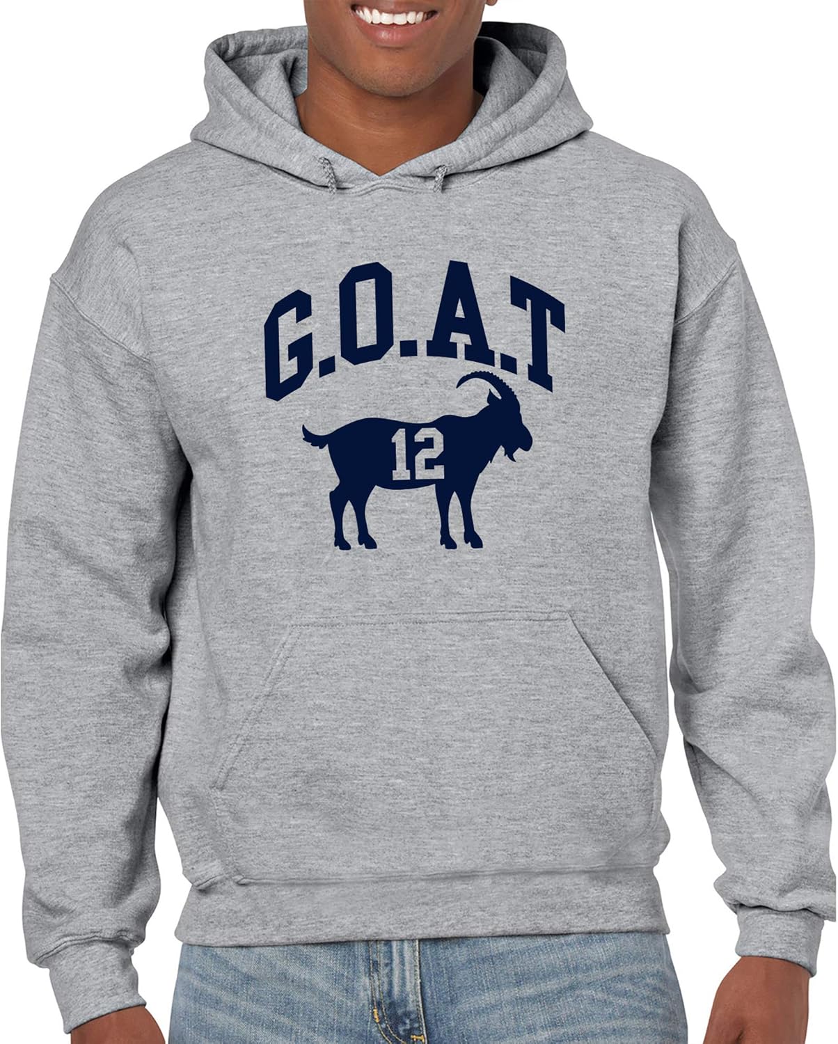 UGP Campus Apparel GOAT Greatest of All Time New England Football HOODIE