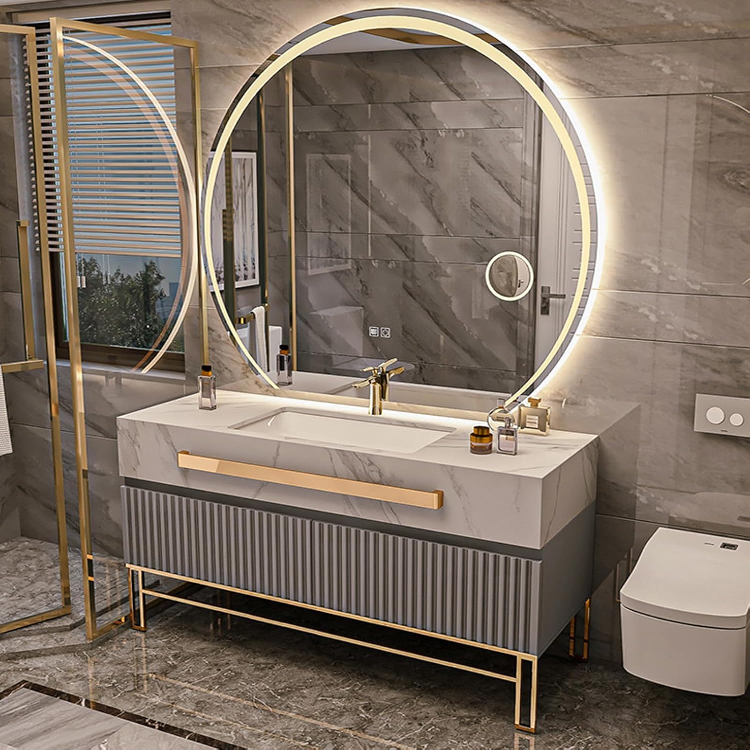 ZGNBSD Bathroom Vanity with Sink Bathroom Vanity Set