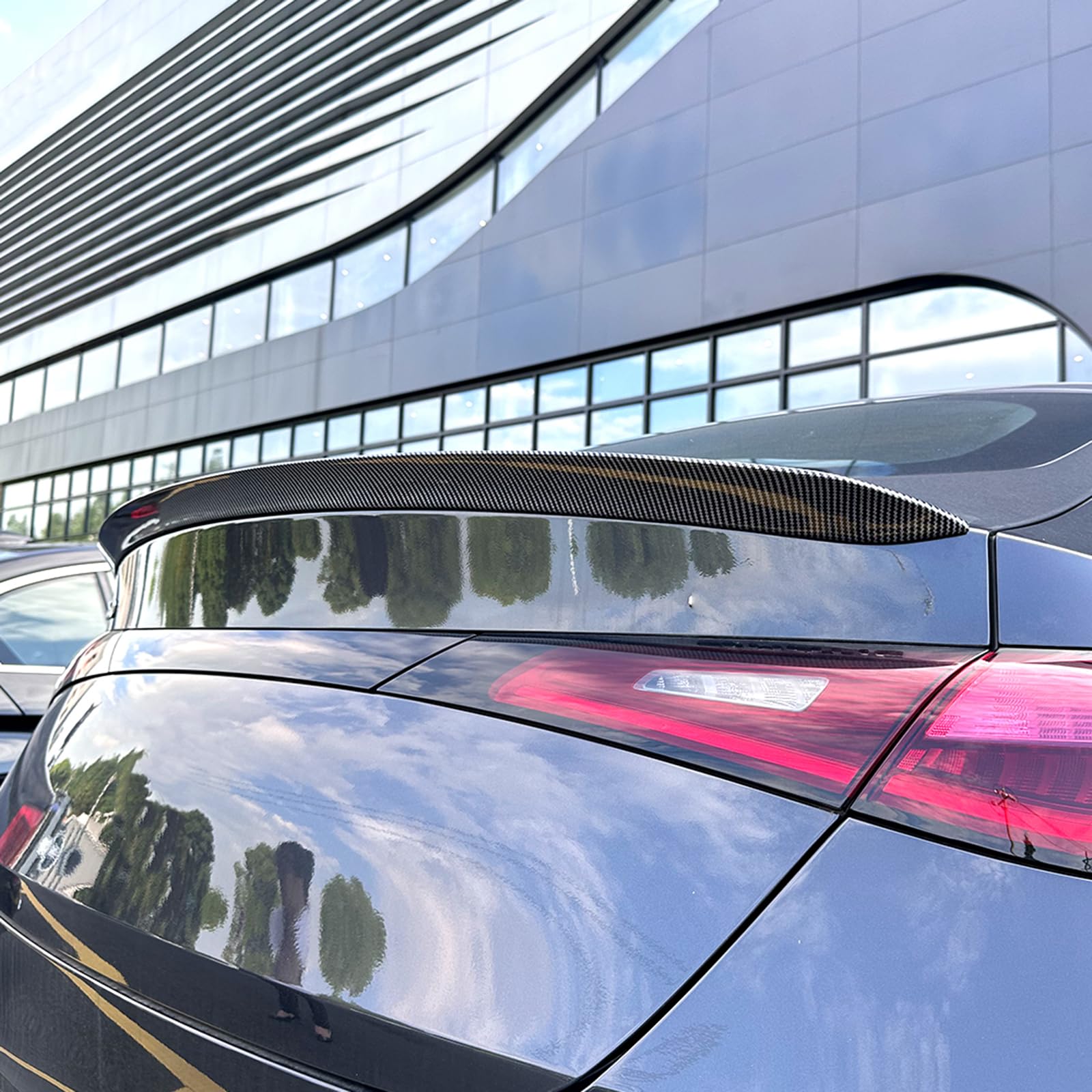 Aileron de Toit arrière,Convient pour Mercedes Benz GLC Coupe C253 GLC260/300 2016-2022, becquet arrière.,B-Carbon Fibre