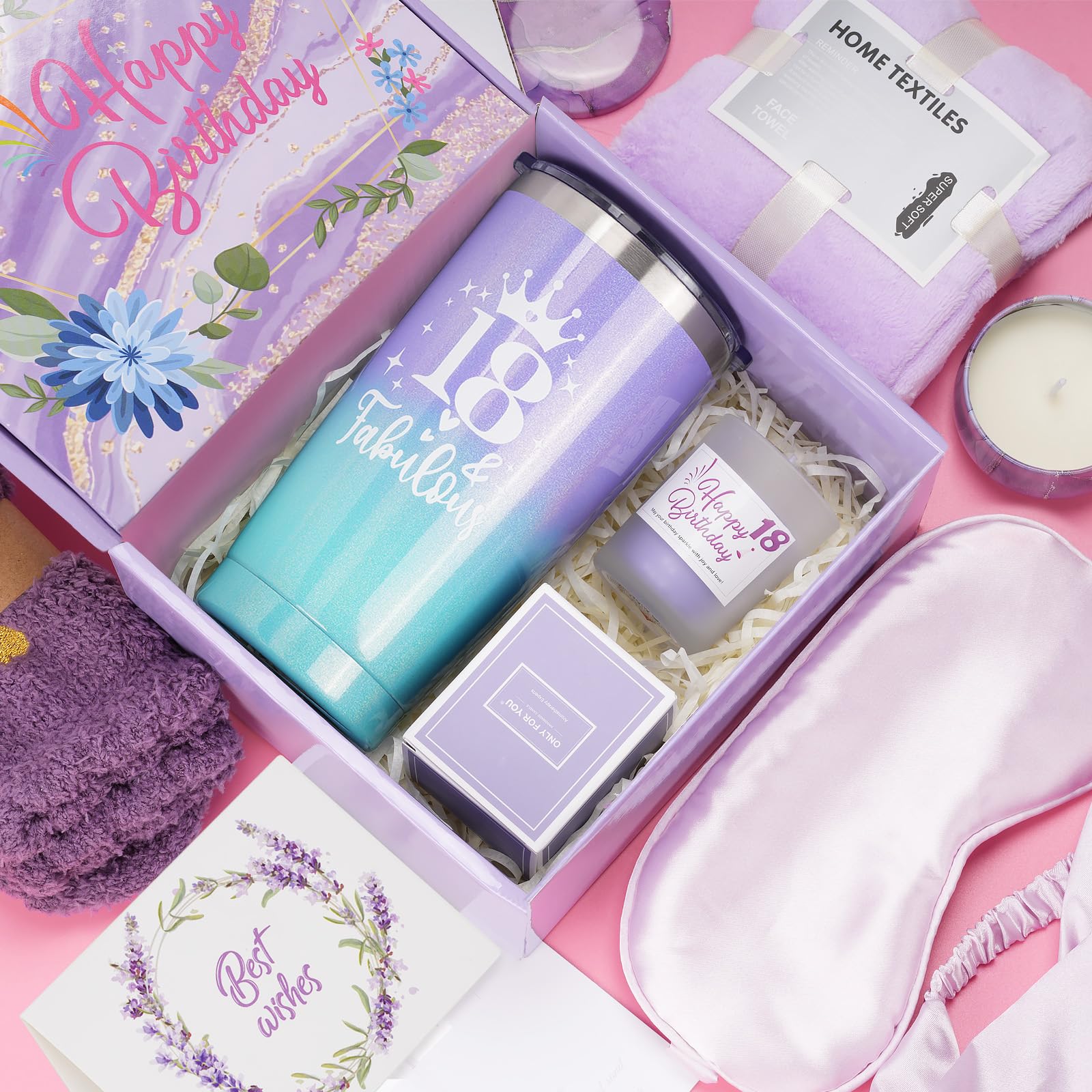 Drado Cadeau 18 Ans Fille, Idee Cadeau Anniversaire Ensemble für 18 Ans Fille, Meilleure les meilleurs amis/sœur/petite amie/collègue/meilleure amie, Cadeaux de santé Fille18 Ans