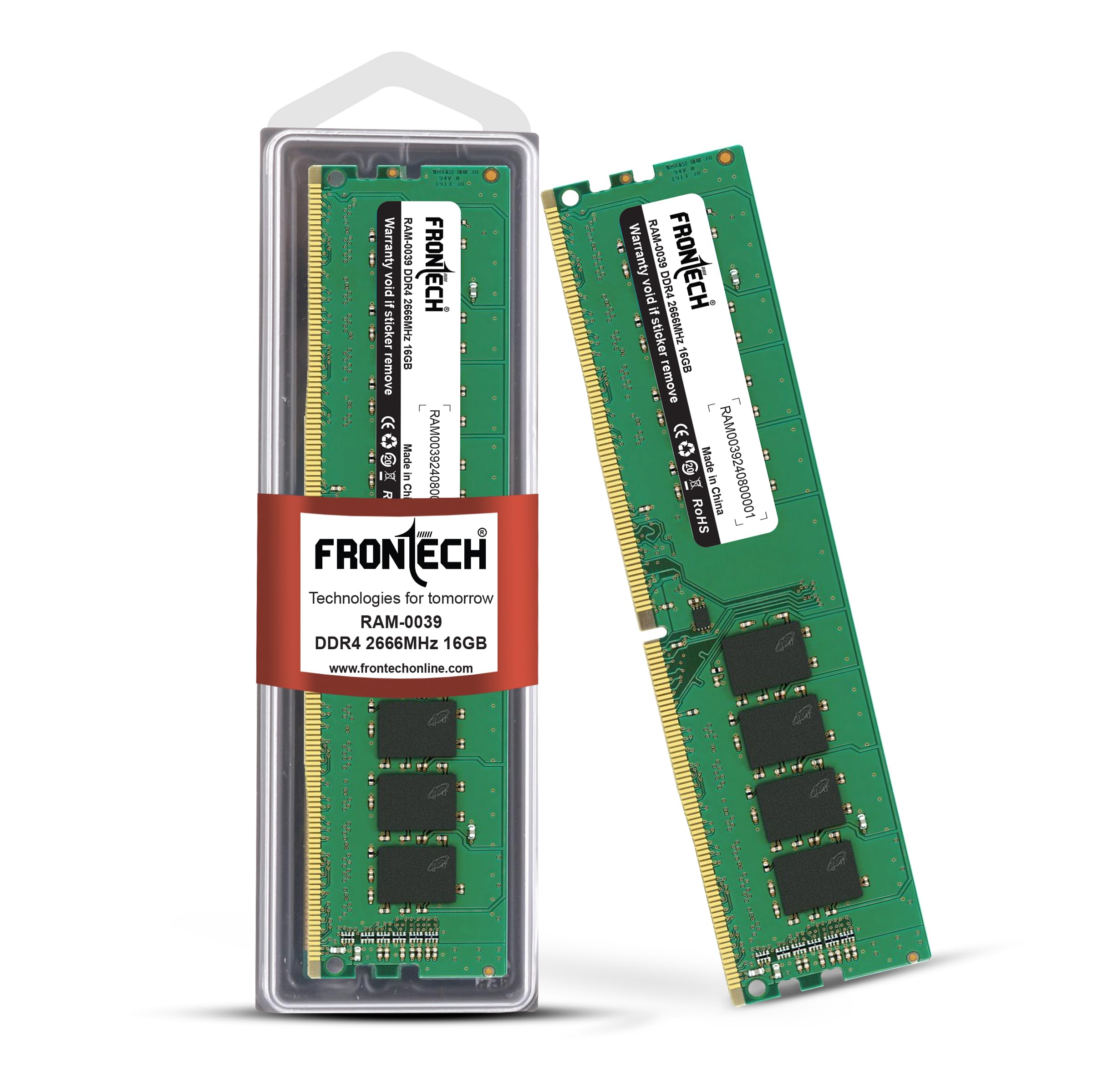 FRONTECH 16GB DDR4 16 Chips 2666 MHz Desktop RAM Memory, Suitable for Gaming, Multitasking (RAM-0039) (B0D7MNFGJ5) Amazon Price History, Amazon Price Tracker