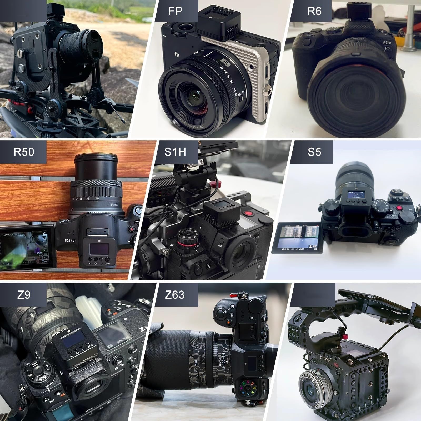 Stabilizzatore esterno per fotocamera giroscopio, in alluminio leggero, ricaricabile, per vlogging e video d'azione, fotografia all'aperto e videografia