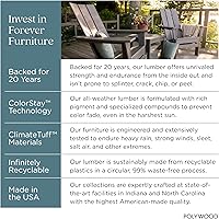 Vista 10 de POLYWOOD AD420LI Silla moderna tipo Adirondack, Lima