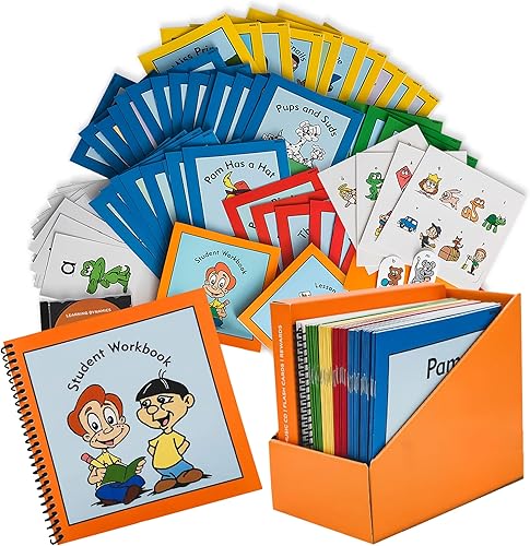 Learning Dynamics Programa de 4 semanas para leer y libro de trabajo adicional incluye 53 libros, manual de enseñanza, libros de actividades, CD,