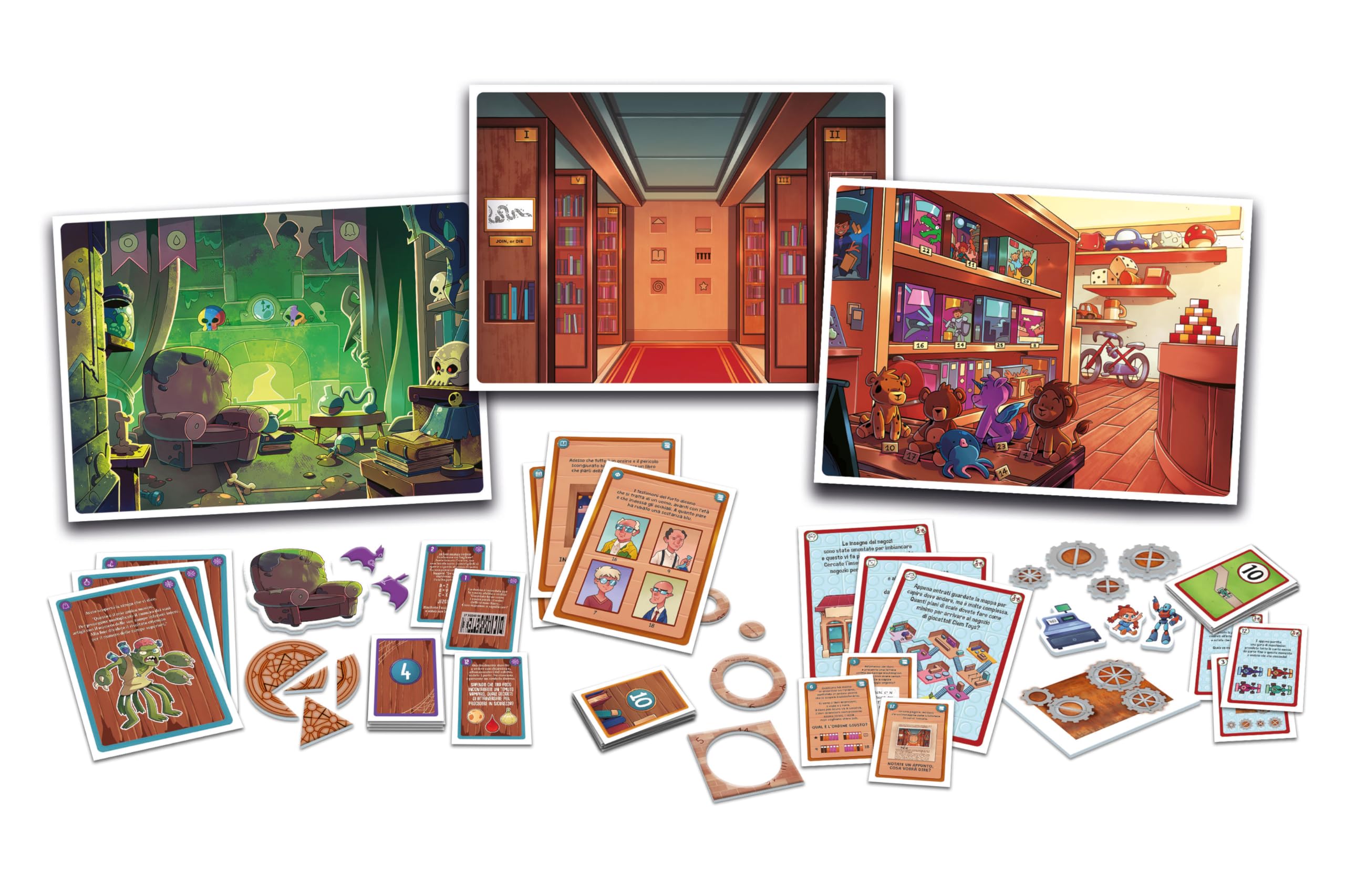 Clementoni Sblocca La Porta - Città, Gioco Da Tavolo Escape Room Per Bambini Da Anni 16731 P 397015