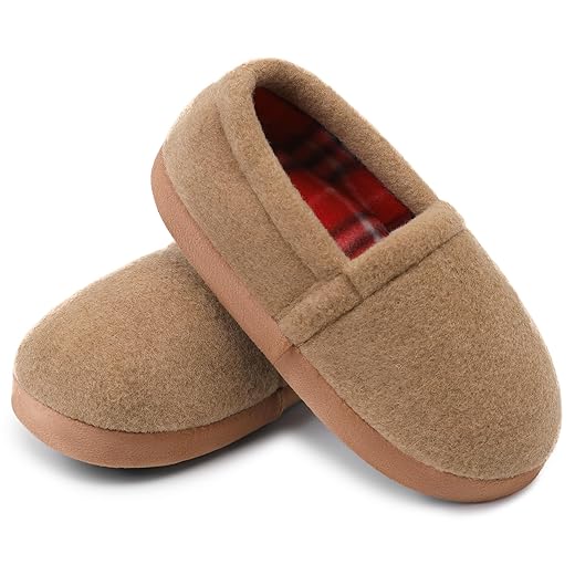 MIXIN Little/Big Kid Boy's Slippers House Shoes Indoor Outdoor with Anti Slip Sole