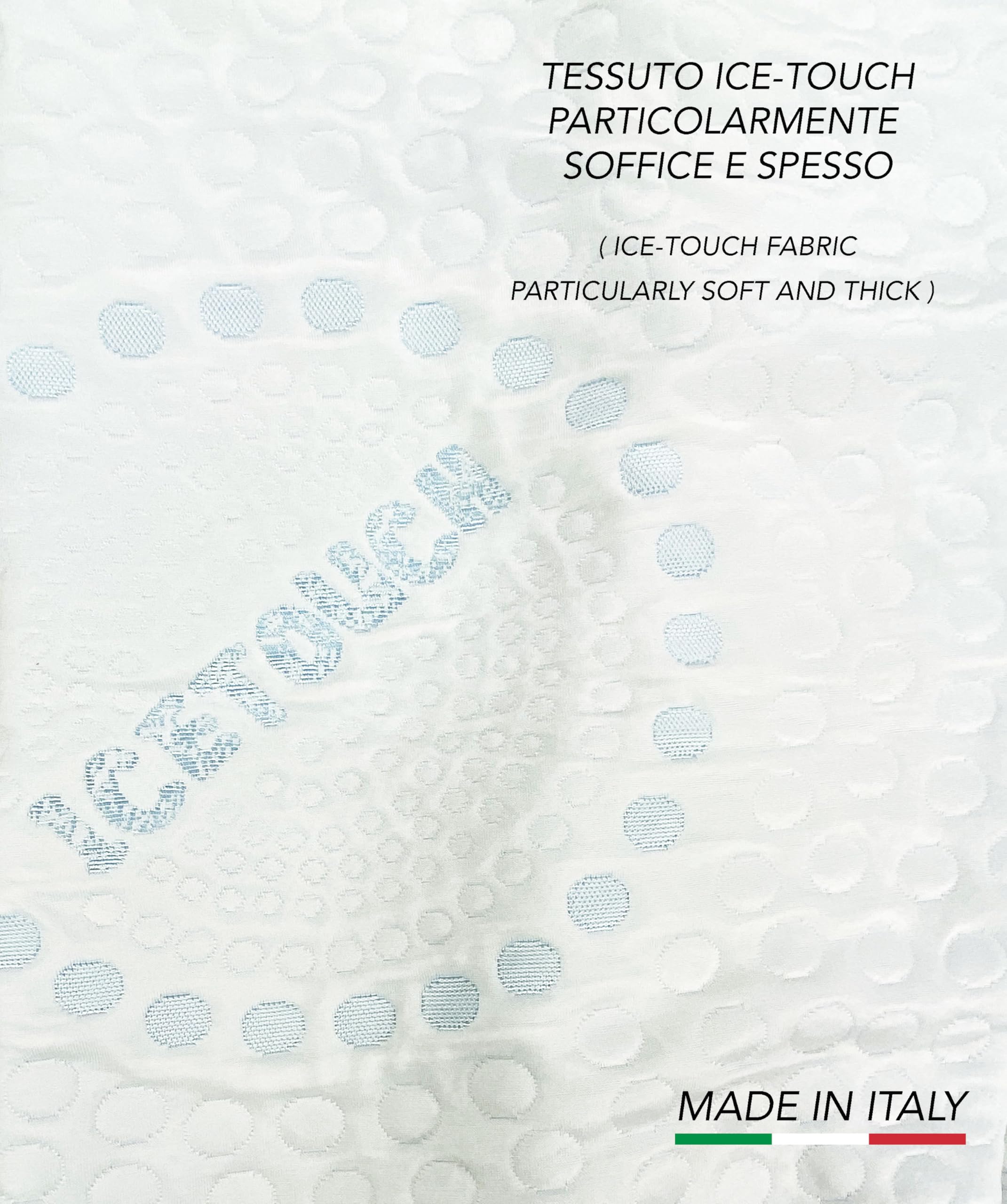 Tex family - Federe Cuscino Freddo Copricuscini Rinfrescanti Ice-Touch Singola 50x80 cm - Termoregolante Estiva - Copriguanciali Traspiranti e Made in Italy Cm. 50x80-2 Unità