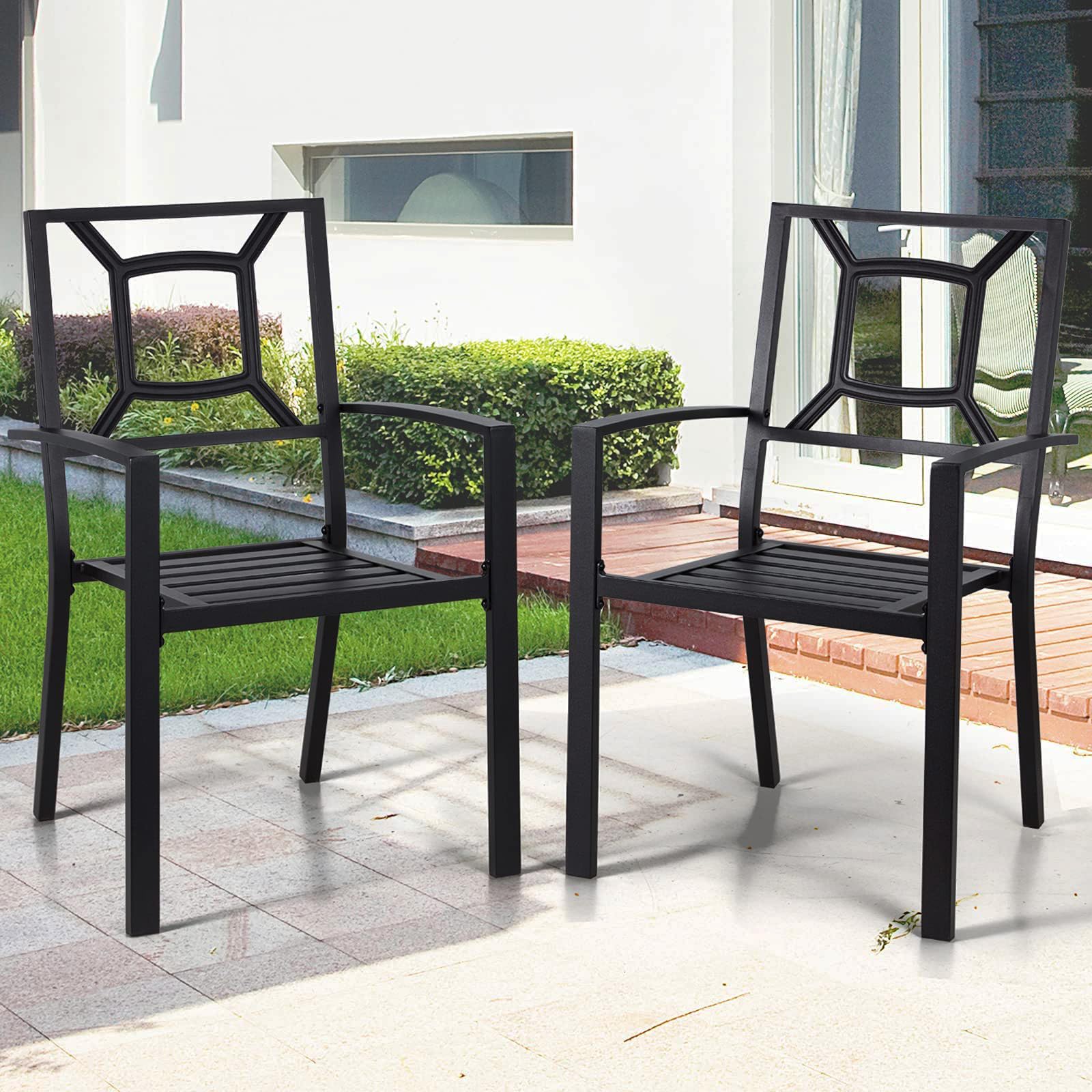 heavy metal patio chairs
