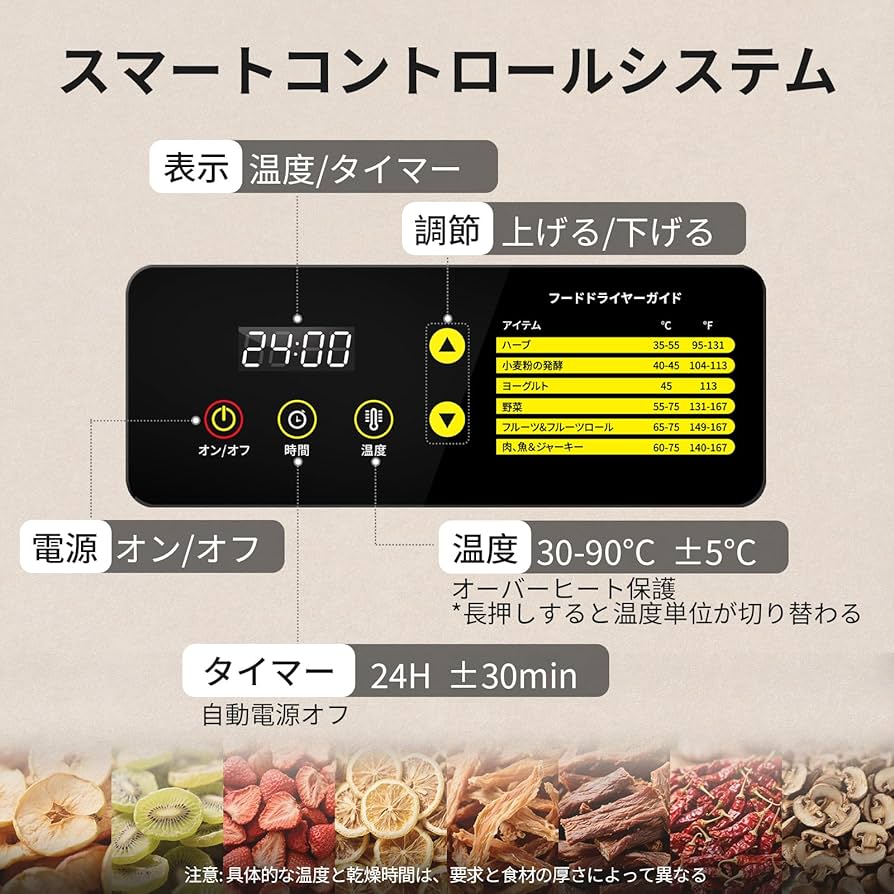 【新品】KWASYO 15段フードドライヤー 1200Ｗ高効率 ステンレス鋼製 Amazon.co.jp: KWASYO【2025年モデル】15段フードドライヤー