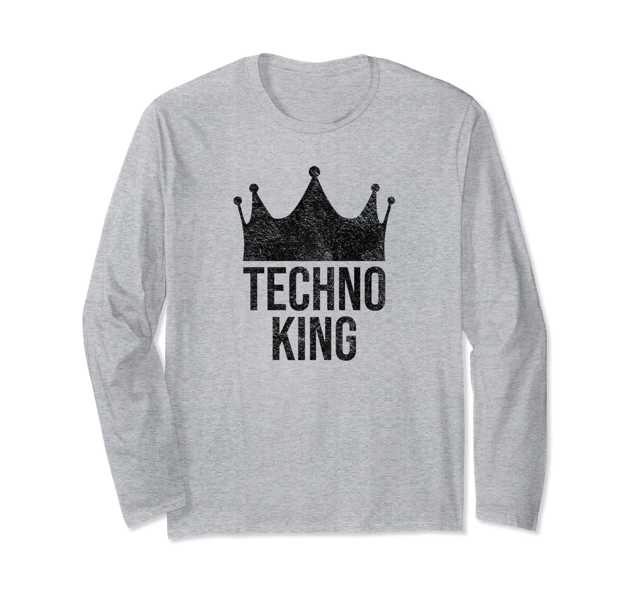 TECHNO KING TECHNOKING ROYAL MAJESTIC TECH CROWN Long Sleeve T-Shirt