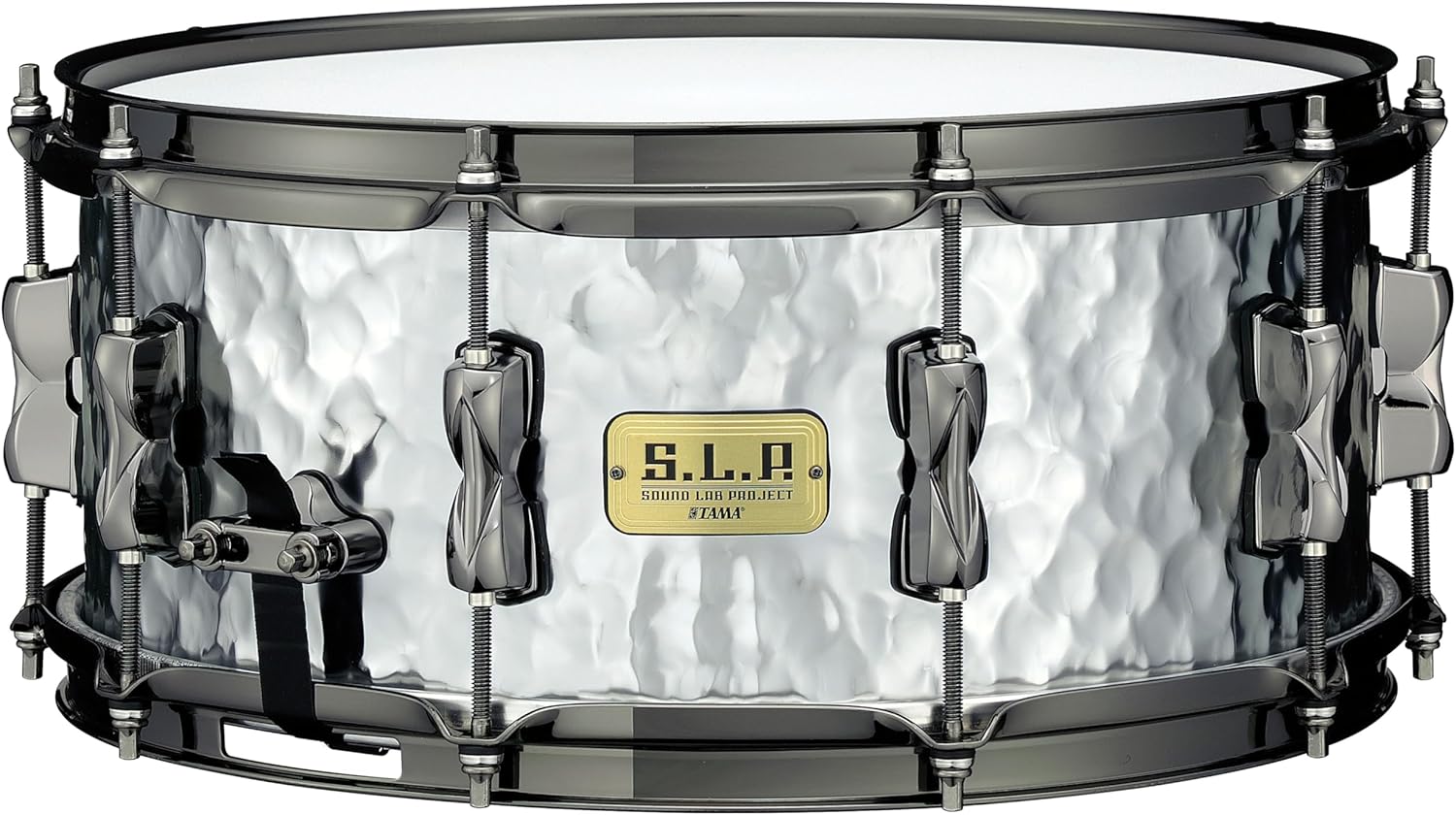 Tama S.L.P. Expressive Hammered Steel Snare Drum - 6 inches x 14 inches, Glossy