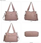 Angélique 2 Haut Zippers Multi Poches Femmes Sacs à main/Pâtes en cuir lavé/Sacs pour soudeurs 1193…