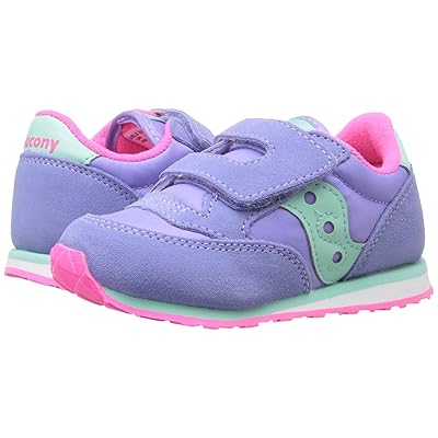 Saucony Kids Originals Jazz Hook Loop Sneaker (Toddler/Little Kid) Kids Shoes Periwinkle
