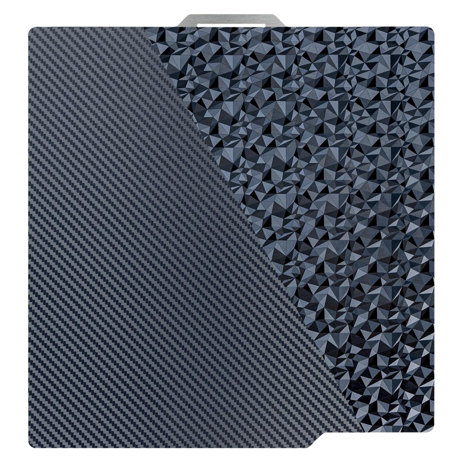 PEO (modello a diamante) & PET (modello in fibra di carbonio) Letto di stampa adesivo per stampante 3D compatibile con il laboratorio Bambu A1 P1P X1C 257mm