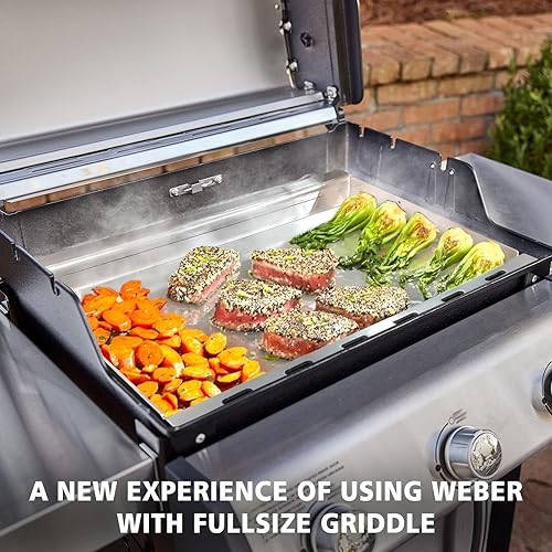 Miniatura 6 de Hisencn Plancha de tamaño completo para Weber Genesis 300 Series (2007-2016), para plancha Weber plana Genesis E310 E320 E330 S310 S320 S330,