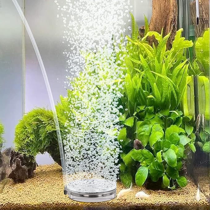 hygger Aquarium Air Stone, Aquarium Bubbles Air Stone, 60MM Fish Tank