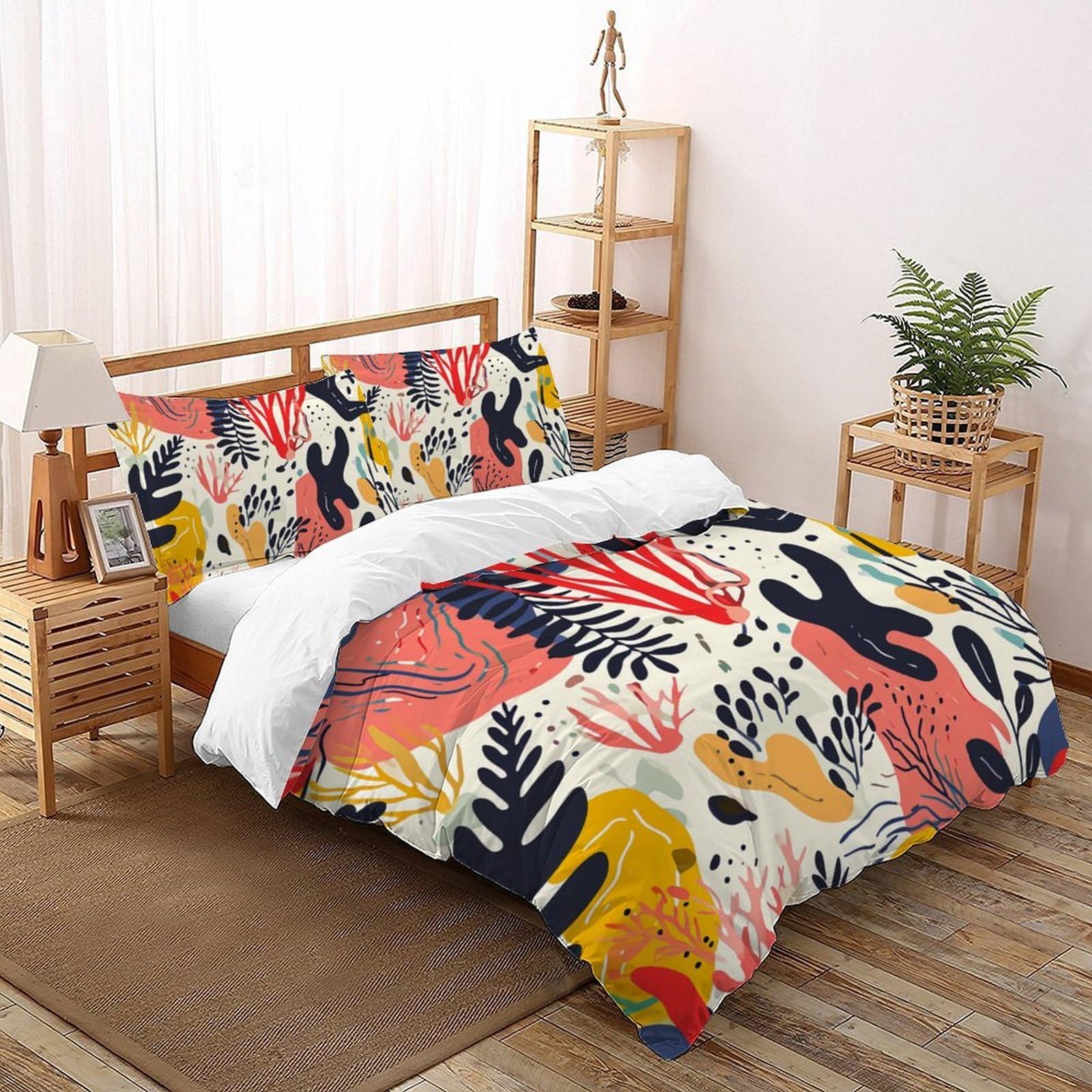 Housse de couette 3D douce et facile d'entretien pour le lit king size des enfants