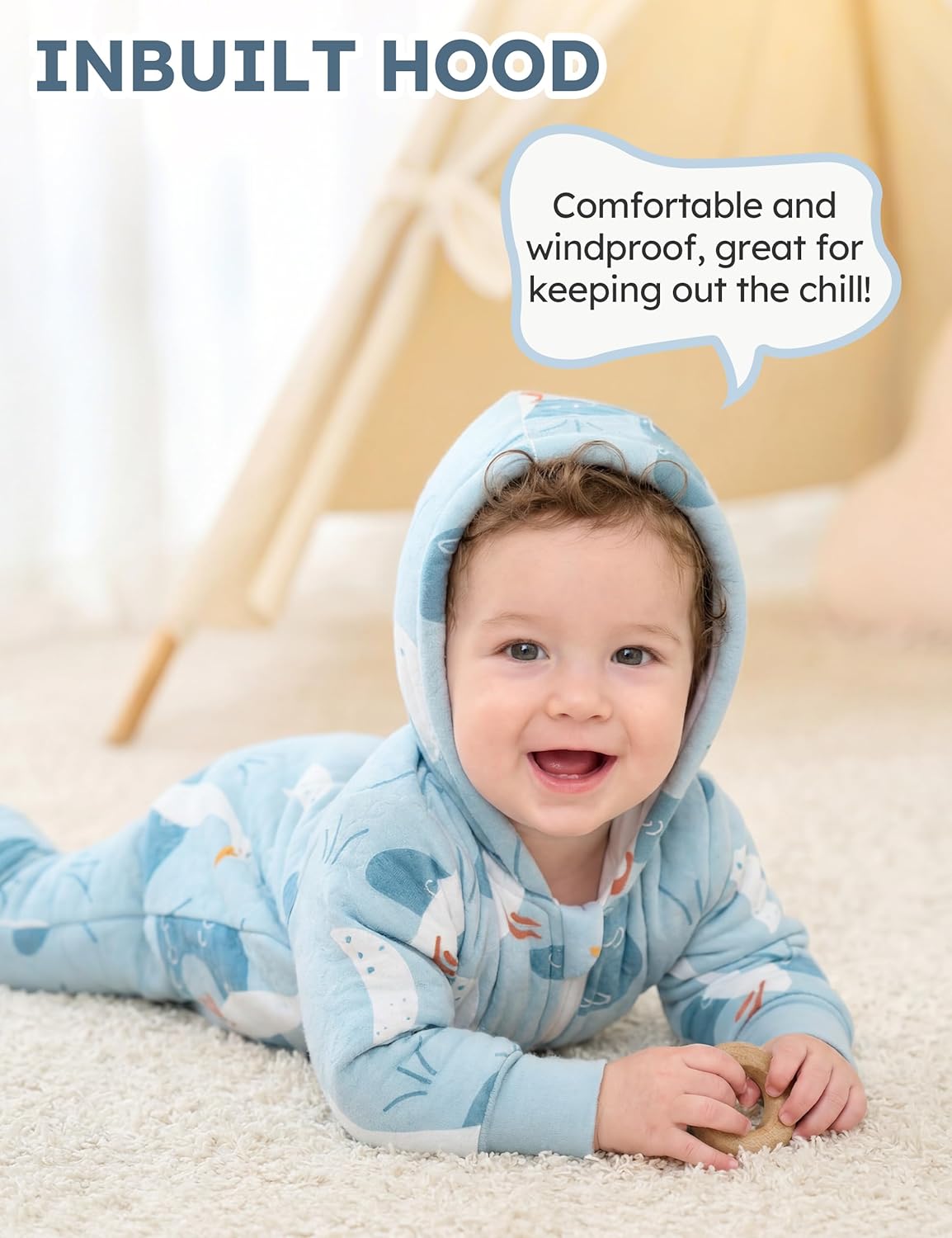 Baby Winter Clothes Cotton Baby Snowsuit for Boys Girls Long Sleeve Onesie Hooded Romper Newborn Jumpsuit Outfits - Image 5