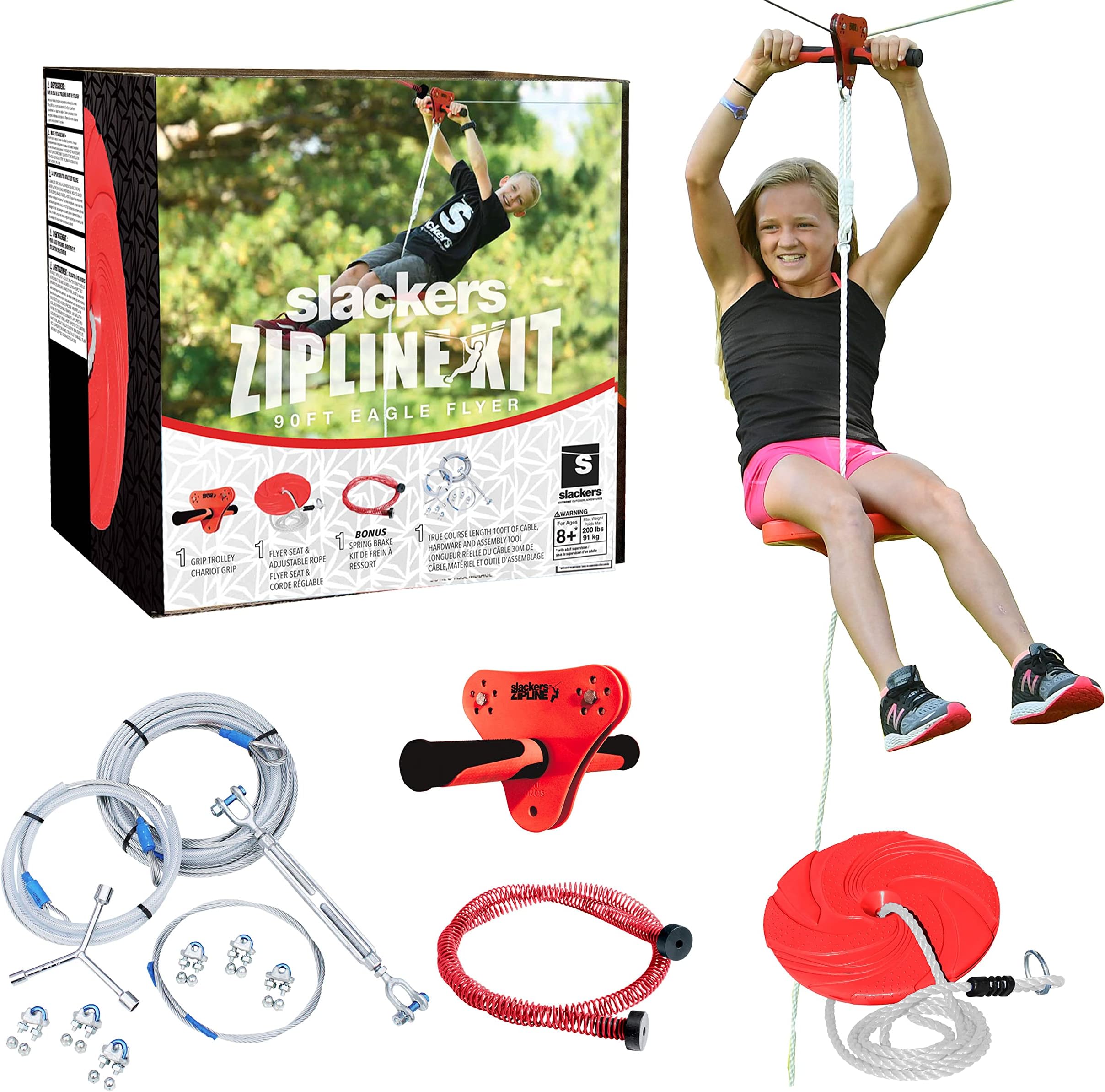 Slackers27m Zipline Eagle Series w/Spring Brake Kit