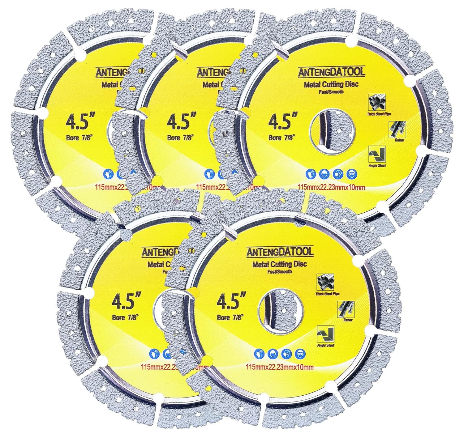 14 Inch Steel Cutting Diamond Metal Blade for Cast Iron Rebar Carbide Stainless Steel by ANTENGDATOOL