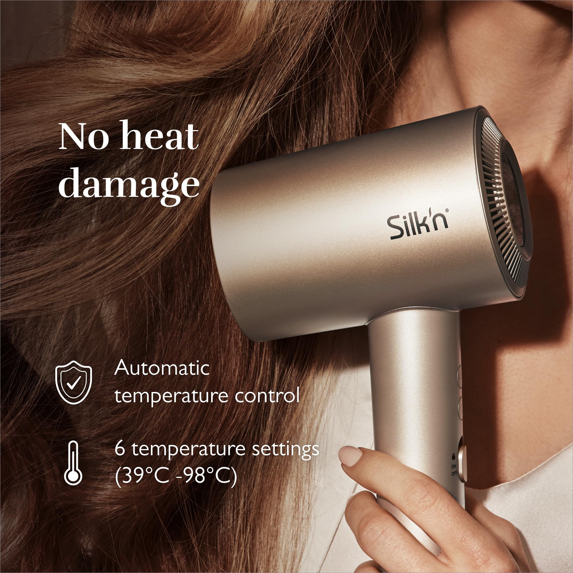 Silk`n SilkyAir Pro - Premium Haartrockner mit bürstenlosem Motor und Wasser-Ionen-Technologie