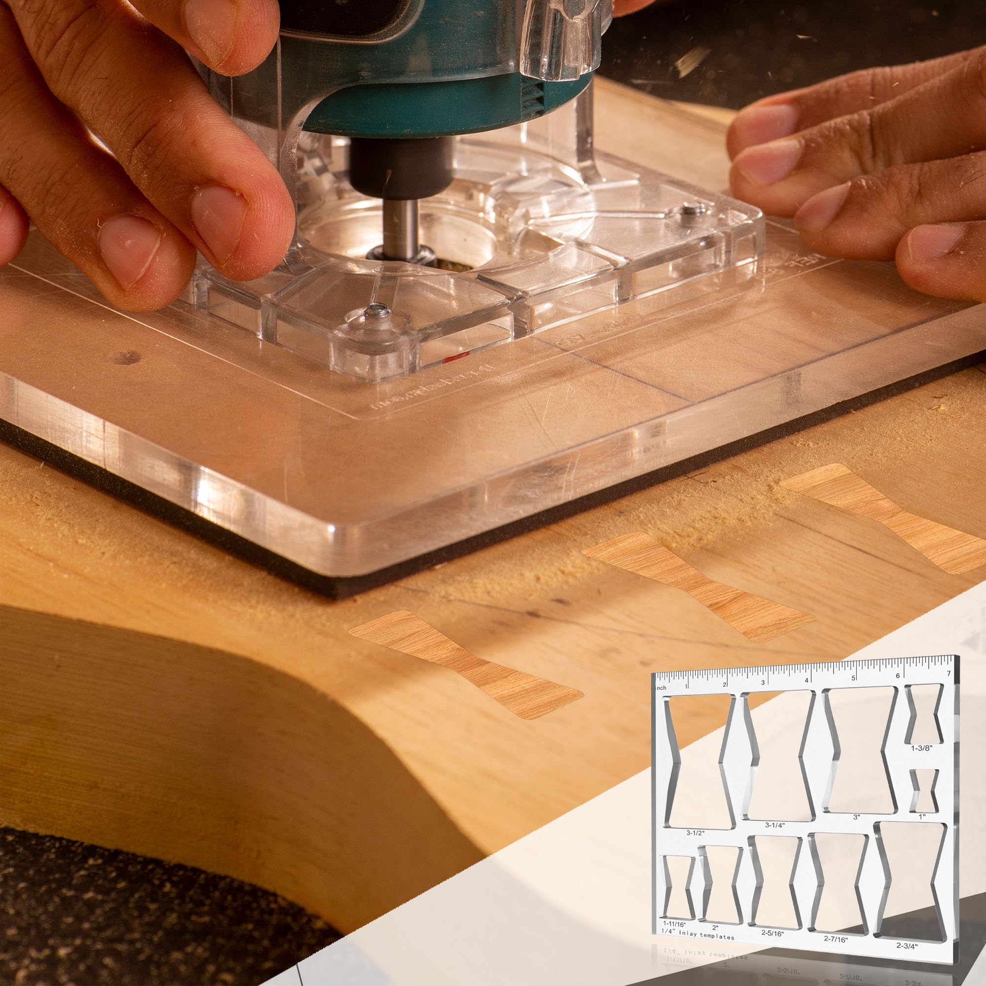 Router Inlay Jig Woodworking Router Jig Template For Butterfly Inlay