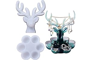 Deer Resin Mold Casting Kit: Create Enchanting Home Decor with Nature's Grace