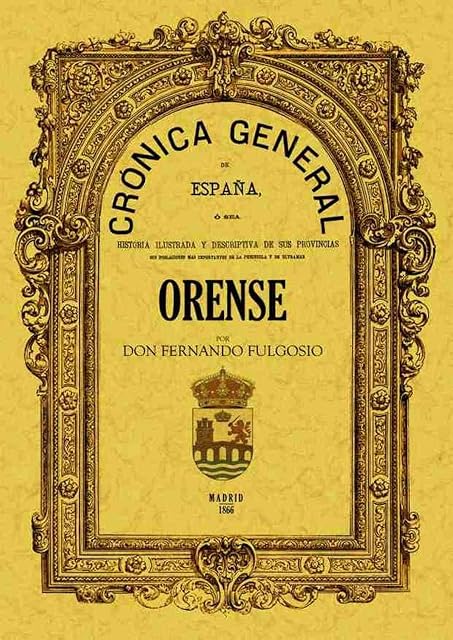 Portada de Cronica de la Provincia de Orense