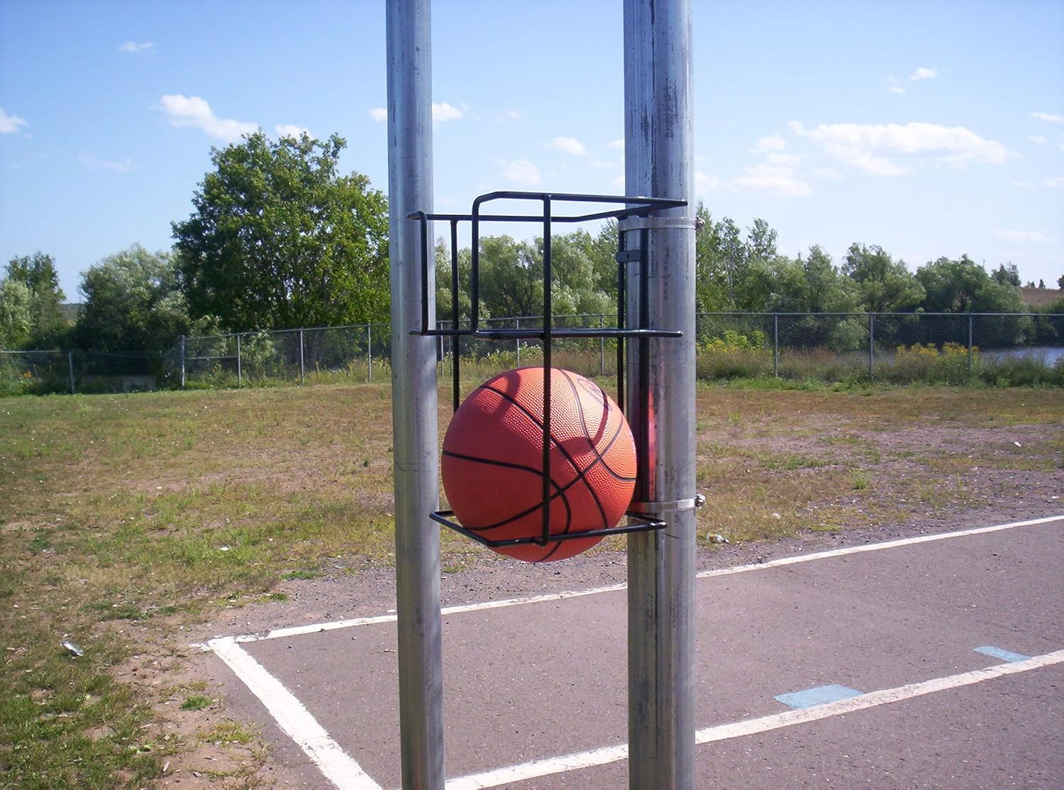 Basketball Butler 2 Ball Storage Rack Sports, Fitness
