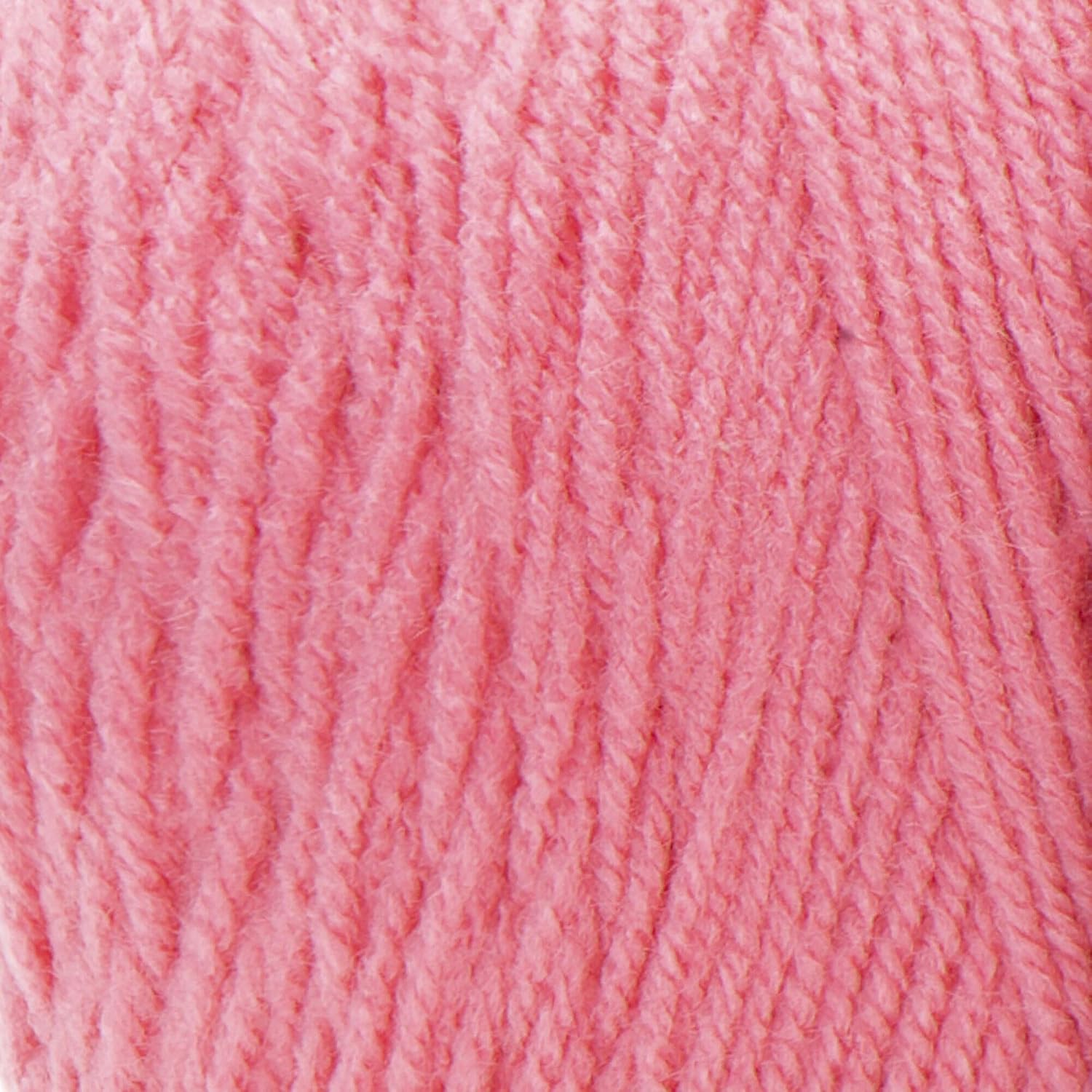 RED HEART E302 Super Saver Jumbo Yarn, Perfect Pink