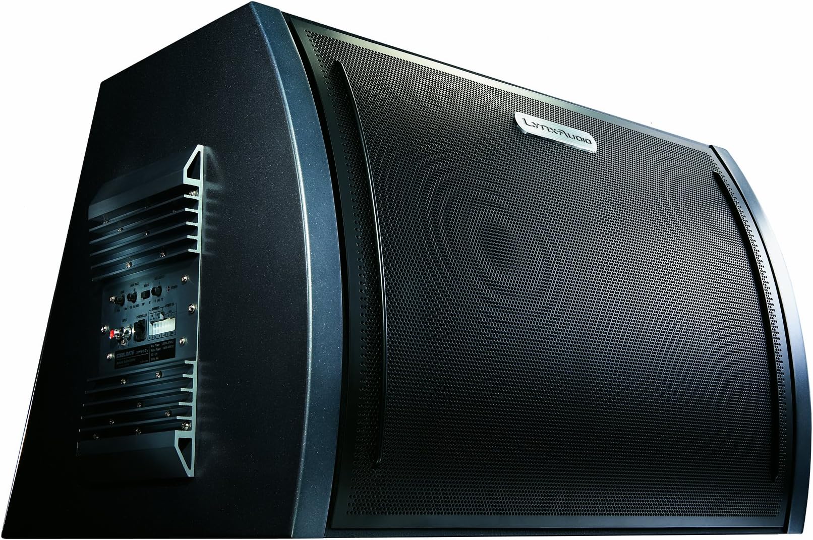 Lynx Audio SW-836D 10-Inch Active 500W Subwoofer Custom Ported Transparent Sound Box with Built-in 300W High Frequency Amplifier